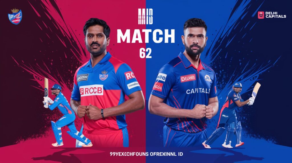 RCB vs DC 99exch online id
