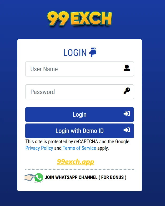 99exch App Dashboard