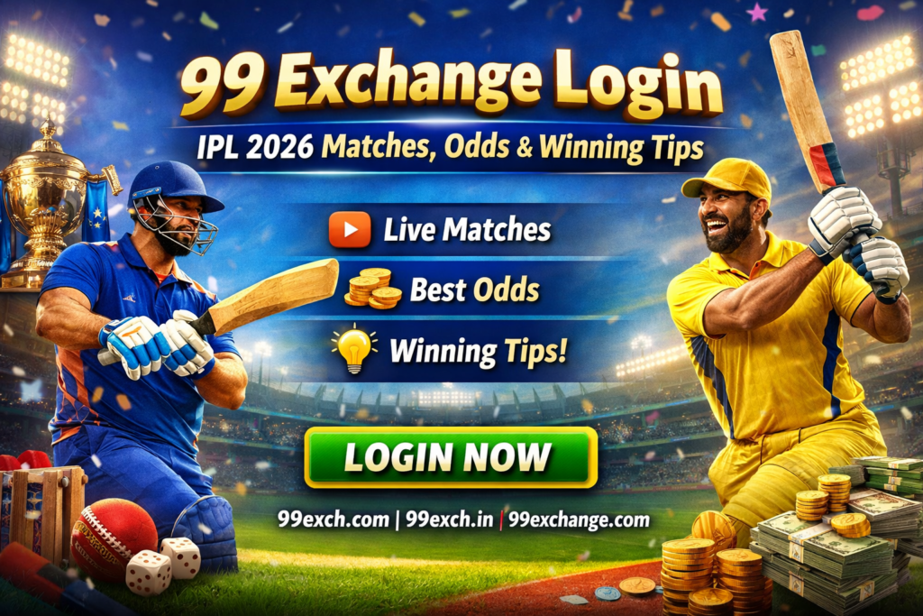 99 Exchange Login – IPL 2026 Matches, Odds & Winning Tips